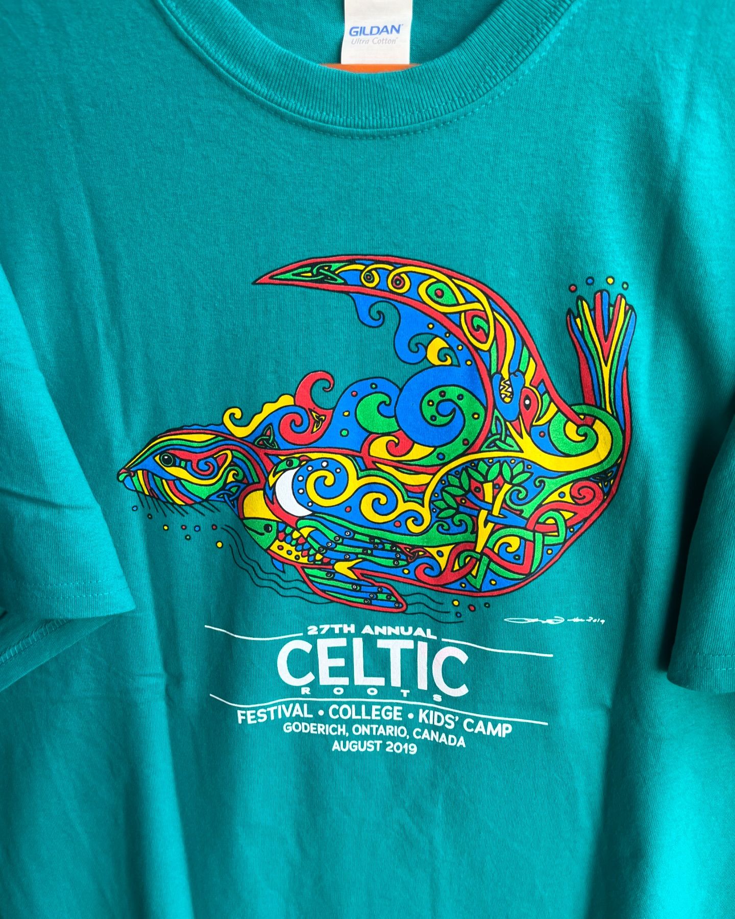 Oversized Celtics (Oversized half sleeve T-shirt) - Thrift Wallet