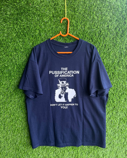 Oversized The pussification (Oversized half sleeve T-shirt)