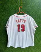 MLB Red C Votto 19 (Oversized Half sleeve Shirt or jersey unisex) - Thrift Wallet