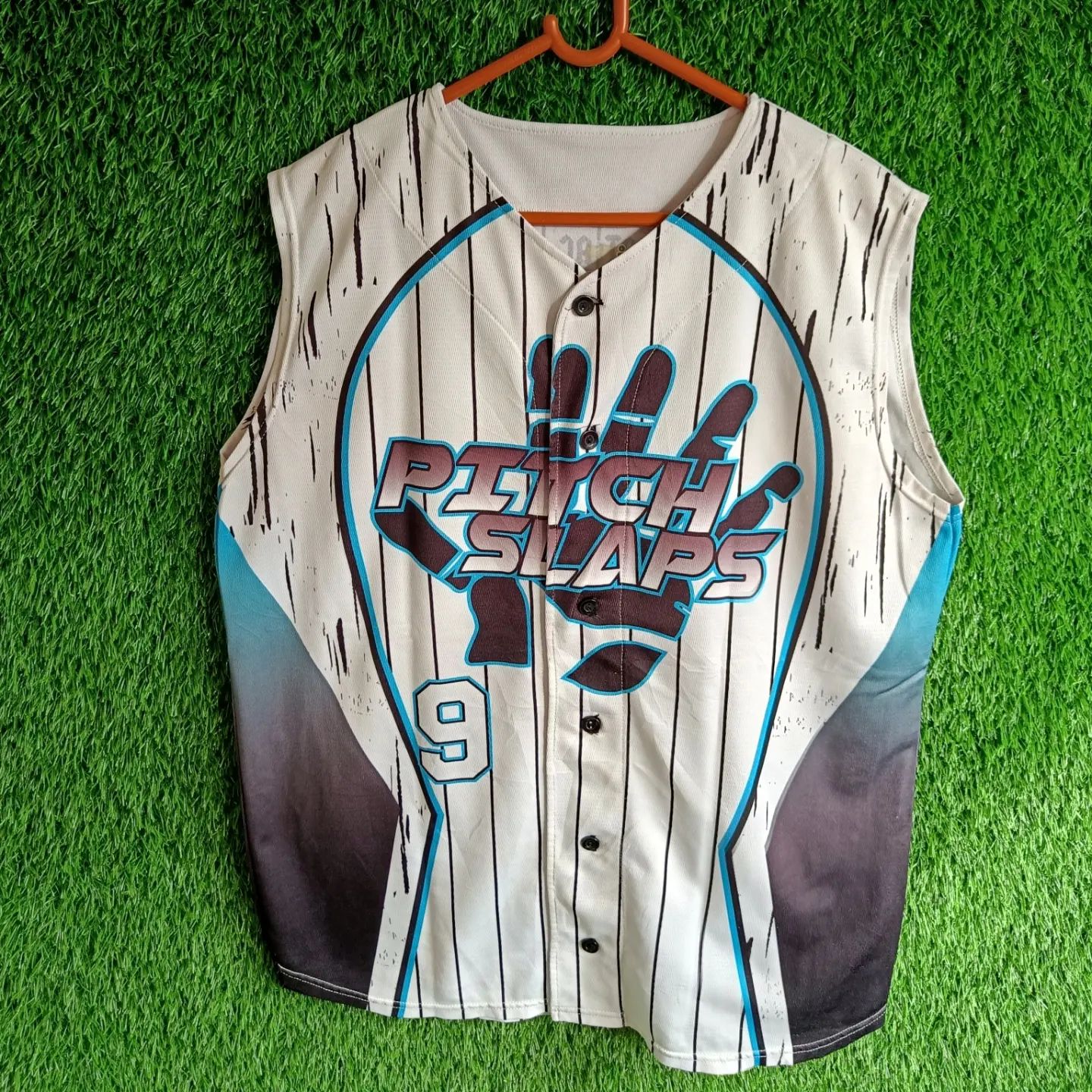 MLB Pitch Slaps 9 (Oversized Sleeveless Shirt or jersey unisex) - Thrift Wallet
