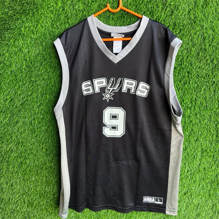 NBA Spurs 9 Parker( Oversized Sleeveless Basketball T shirt or jersy)