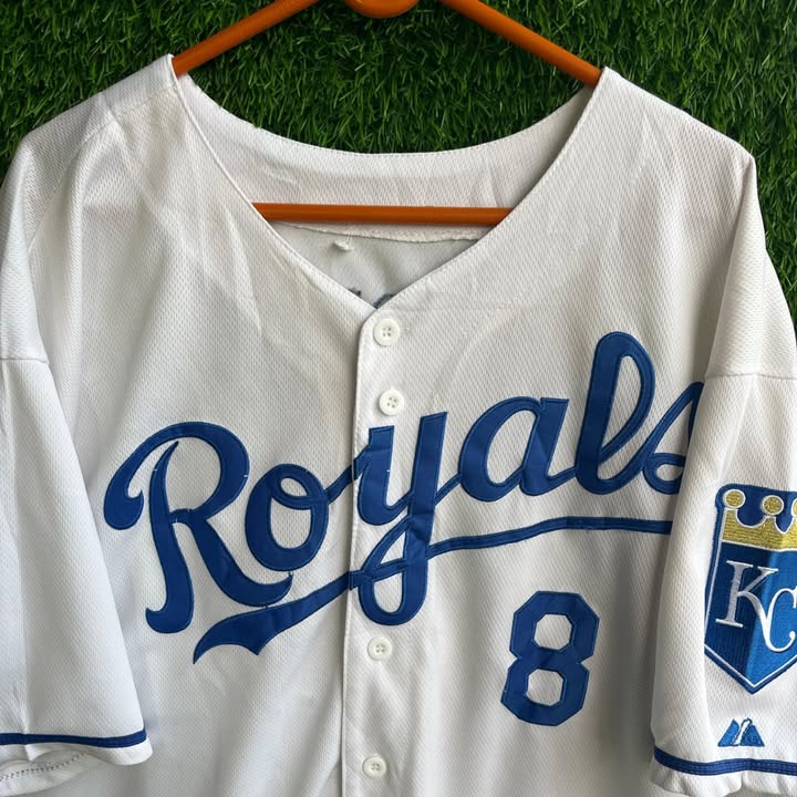 MLB Royal 8 (Oversized Half sleeve Shirt or jersey unisex)