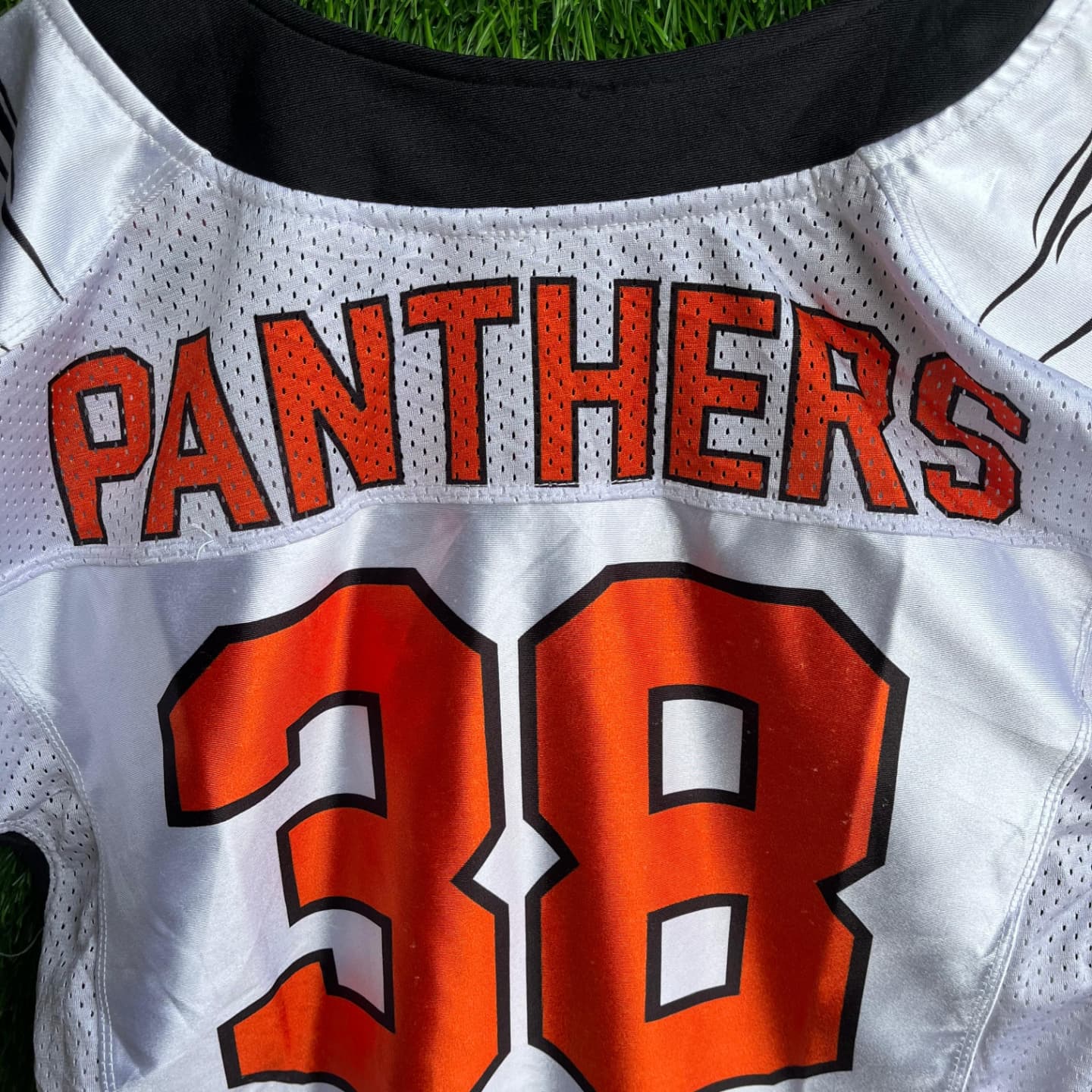 NFL Jr Panthers 38 (Oversized Half sleeve T Shirt or jersey unisex)