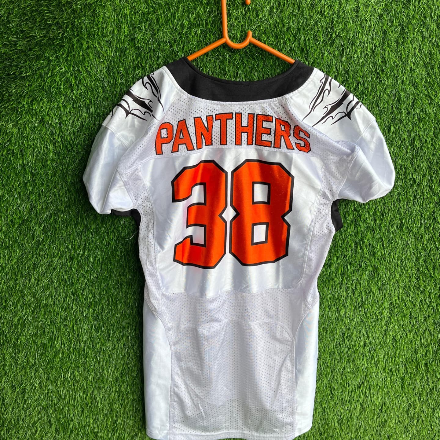 NFL Jr Panthers 38 (Oversized Half sleeve T Shirt or jersey unisex)