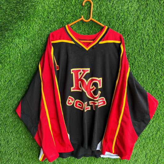 Ice Hockey Jersey KC Colts (Oversized Full  Sleeve Ice hockey T Shirt or jersey unisex)