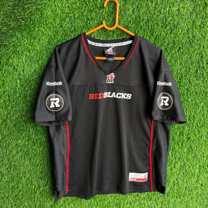 CFL Redblacks (Oversized Half sleeve T Shirt or jersey unisex)