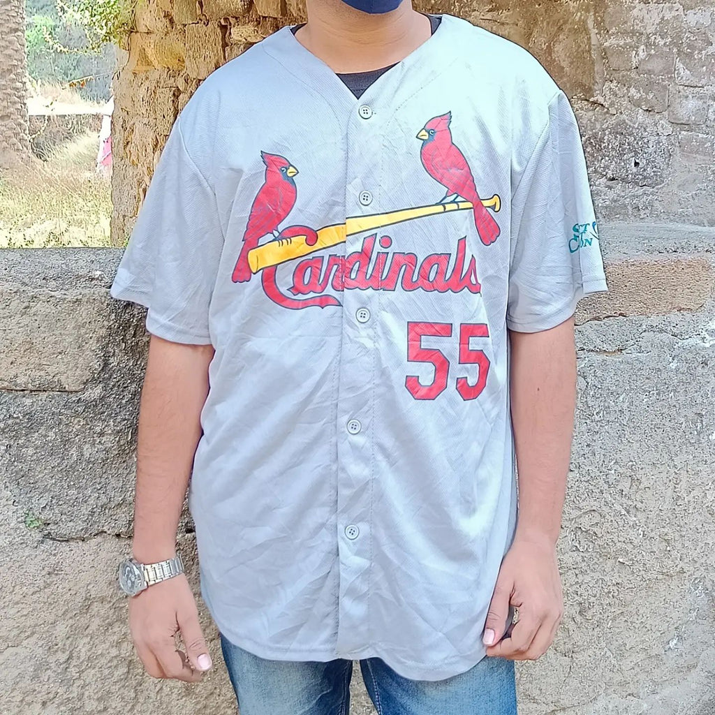 MLB Cardinal 55 (Oversized Half sleeve Shirt or jersey unisex) - Thrift Wallet