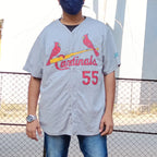 MLB Cardinal 55 (Oversized Half sleeve Shirt or jersey unisex) - Thrift Wallet