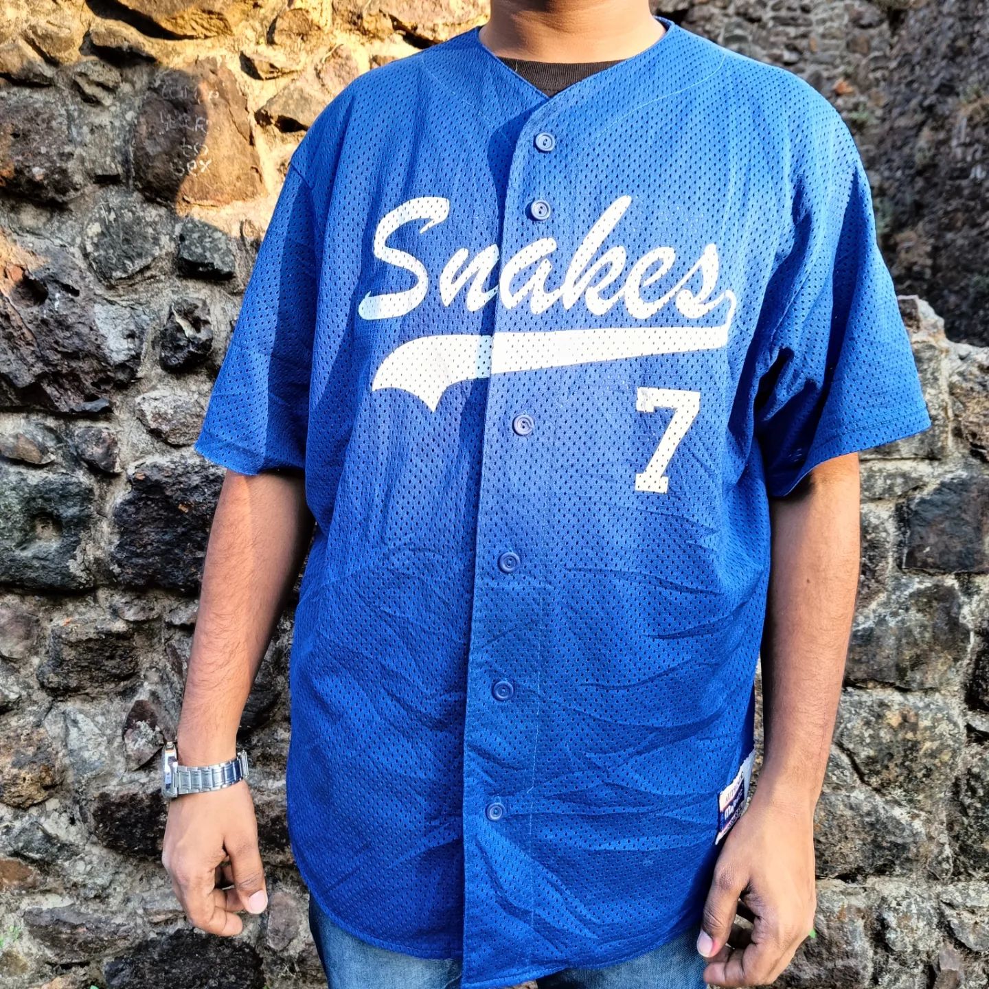 MLB Snakes 7 (Oversized Half sleeve Shirt or jersey unisex) - Thrift Wallet