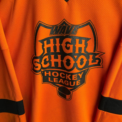 Ice Hockey Jersey wave High school 91 (Oversized Full  Sleeve Ice hockey T Shirt or jersey unisex)