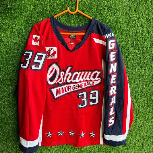 Ice Hockey Jersey Oshawa Minor Generals 39 (Oversized Full Sleeve Ice hockey T Shirt or jersey unisex)