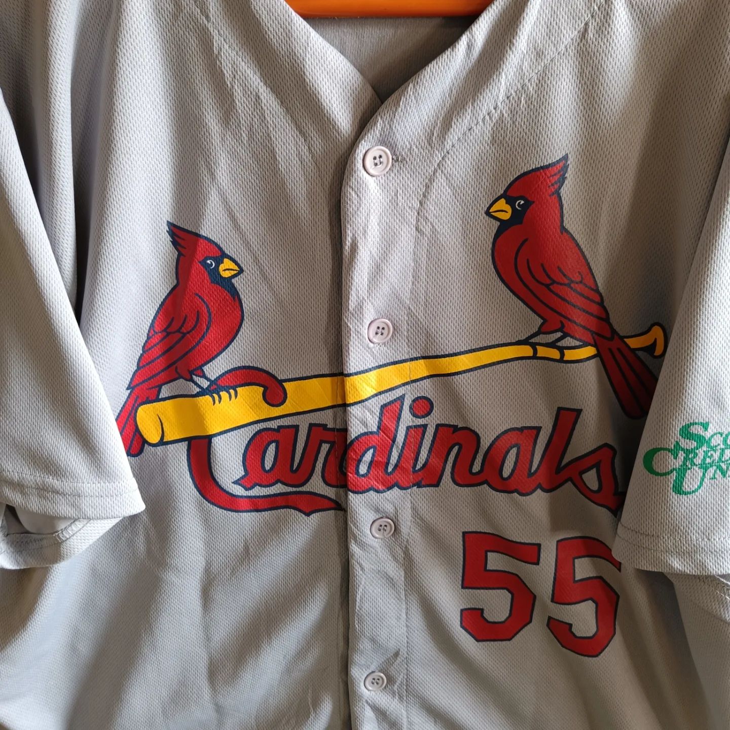 MLB  Cardinals Piscotty 55 (Oversized Half sleeve Shirt or jersey unisex) - Thrift Wallet