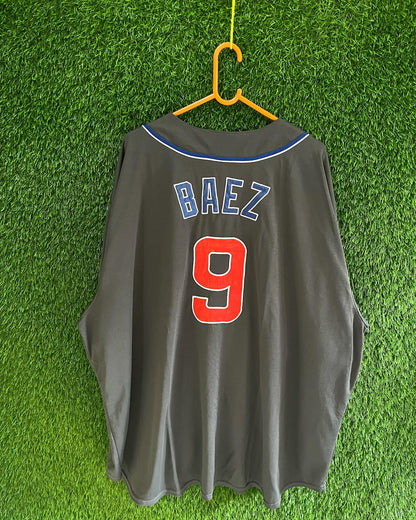 MLB Cubs Baez 9 (Oversized Half sleeve Shirt or jersey unisex)