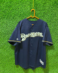 MLB Brewers Sheets 15 (Oversized Half sleeve Shirt or jersey unisex) - Thrift Wallet