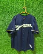 MLB Brewers Sheets 15 (Oversized Half sleeve Shirt or jersey unisex) - Thrift Wallet