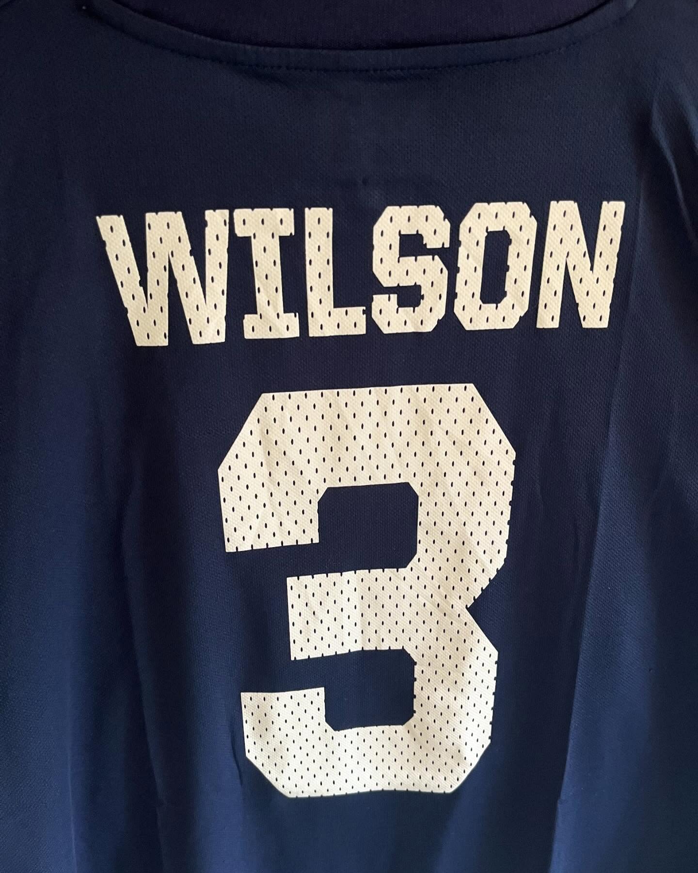 NFL Seattle Seahawks Wilson 03 (Oversized Half sleeve T Shirt or jersey unisex)