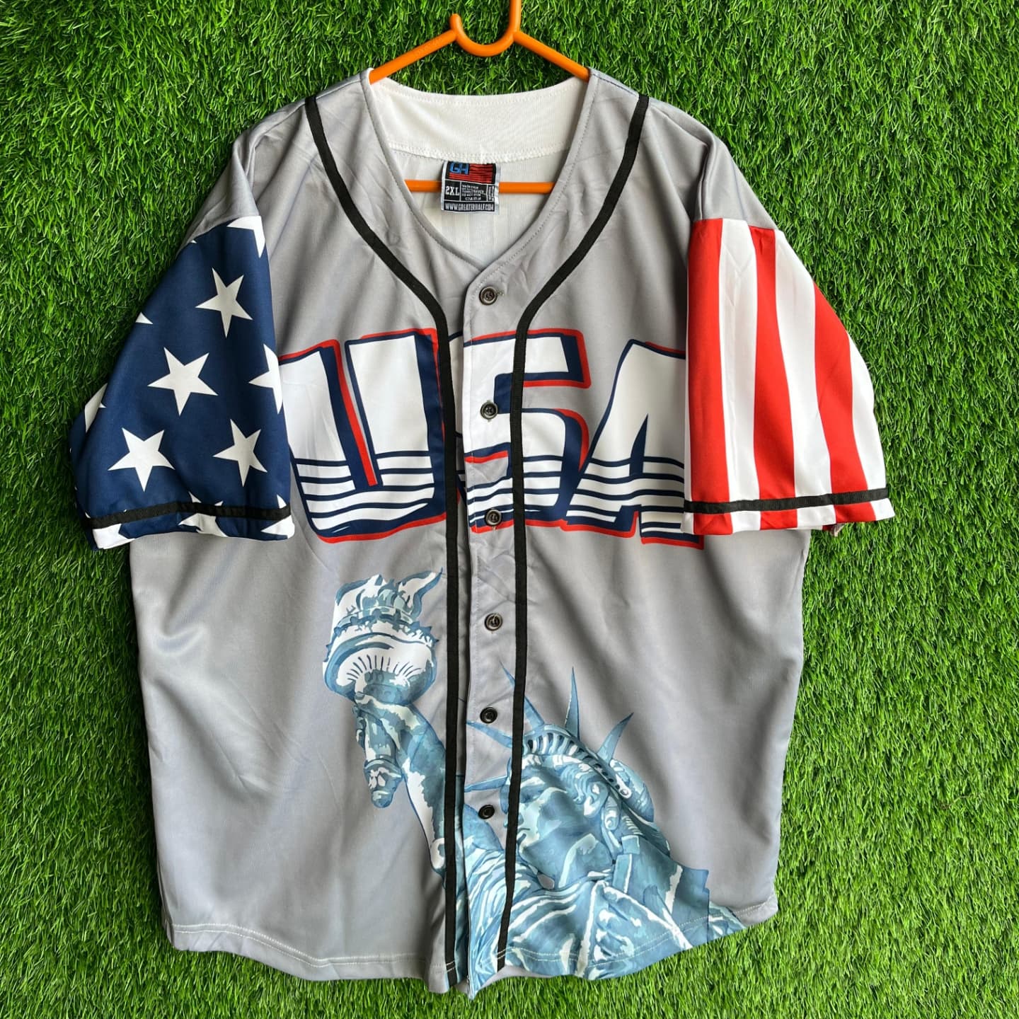 MLB USA Trump 45 (Oversized Half sleeve Shirt or jersey unisex)