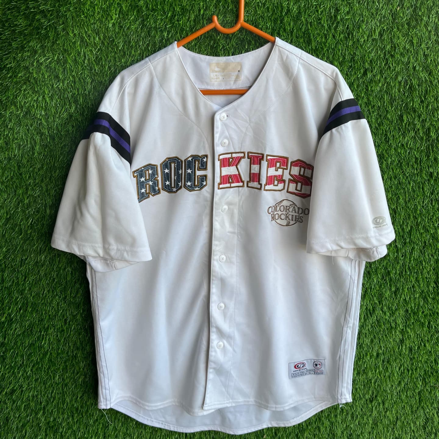 MLB Colorado Rockies (Oversized Half sleeve Shirt or jersey unisex) - Thrift Wallet