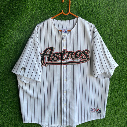 MLB Astros Majestic (Oversized Half sleeve Shirt or jersey unisex)