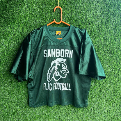 NFL Mesh Top Sanborn Flag Football 3 (Oversized Half sleeve T Shirt or jersey unisex)