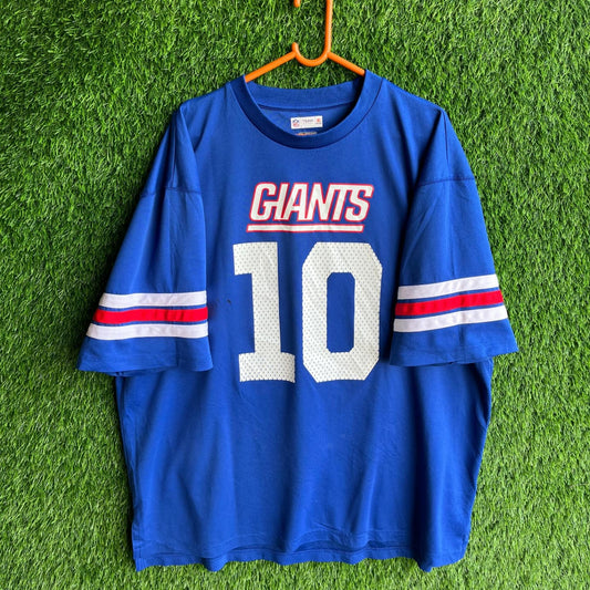 NFL roundneck Giants 10 (Oversized Half sleeve T Shirt or jersey unisex)