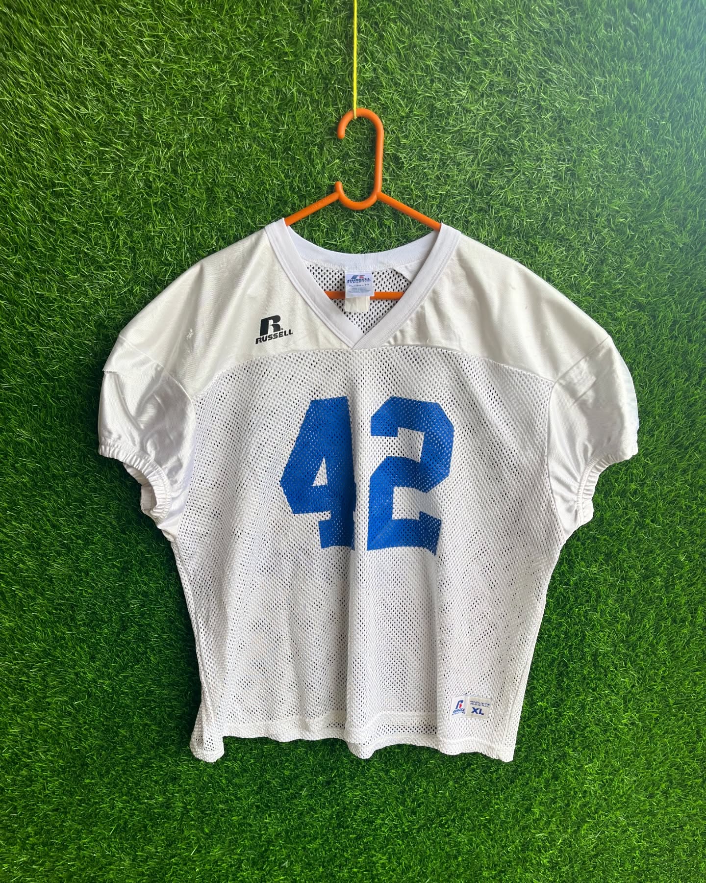 NFL Russell 42  (Oversized Half sleeve T Shirt or jersey unisex) - Thrift Wallet