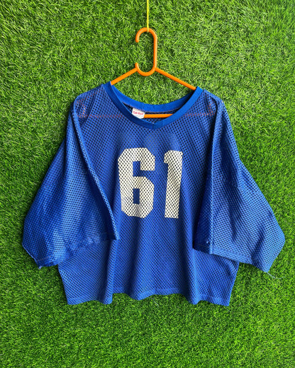 NFL 61 Meshed cropped (Oversized Half sleeve T Shirt or jersey unisex)