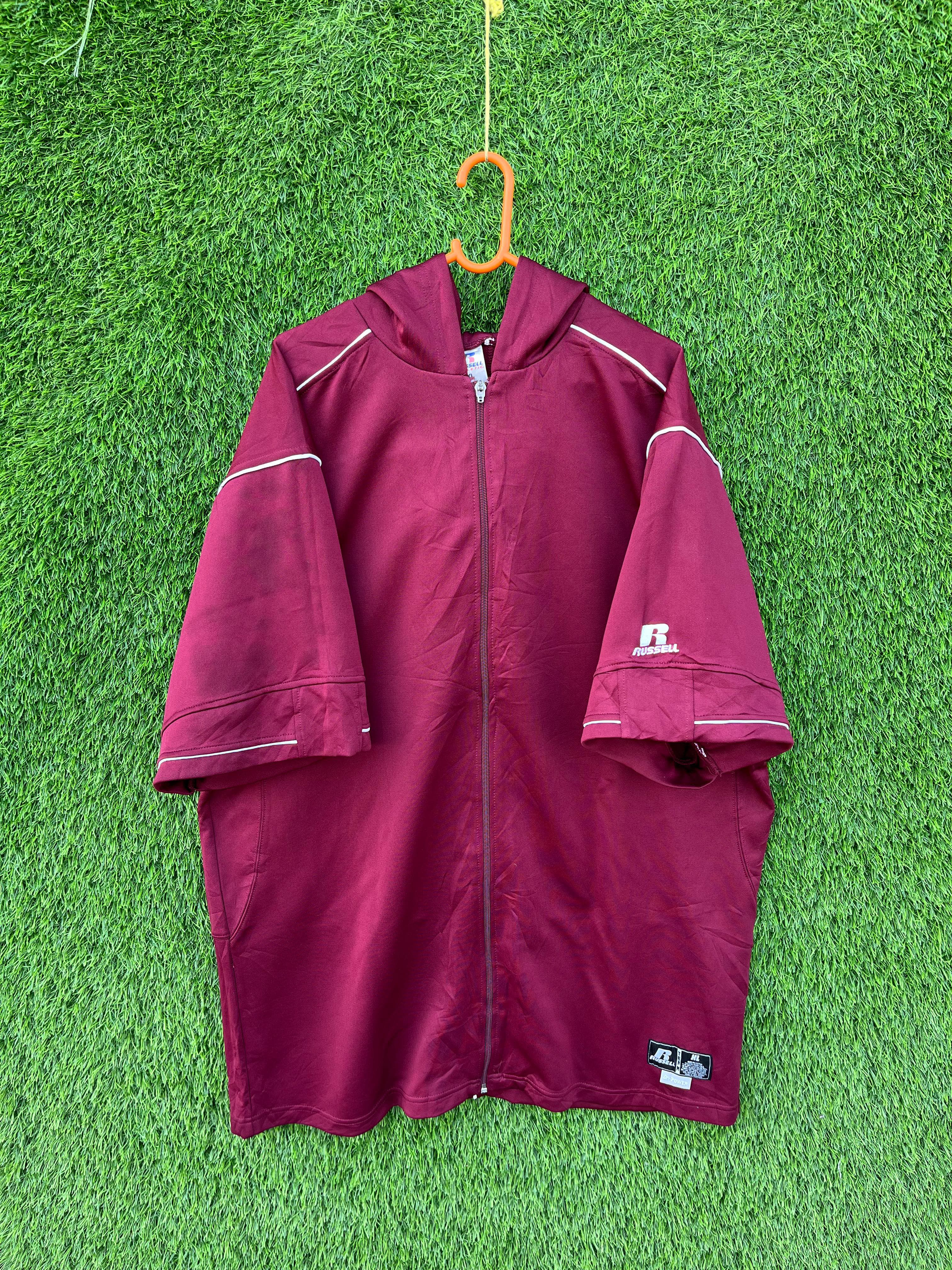 Half sleeve Zipper hoodie (Oversized Half sleeve Hoodie or jersey unisex) - Thrift Wallet