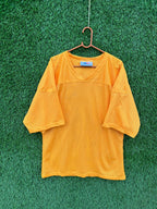 ICE HOCKEY YELLOW JERSEY (Oversized Full Sleeve T shirt or Jersey Unisex)