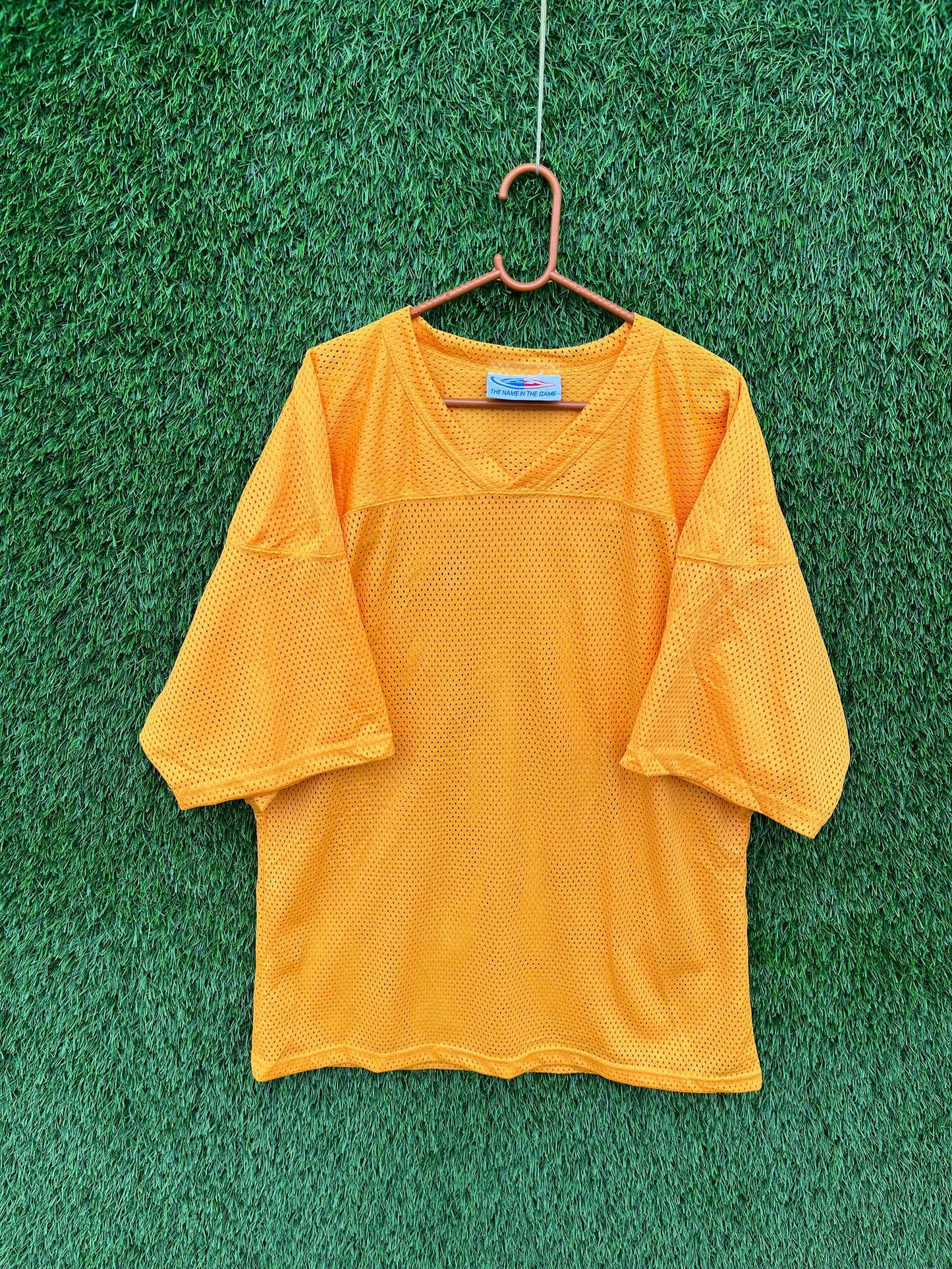 ICE HOCKEY YELLOW JERSEY (Oversized Full Sleeve T shirt or Jersey Unisex)