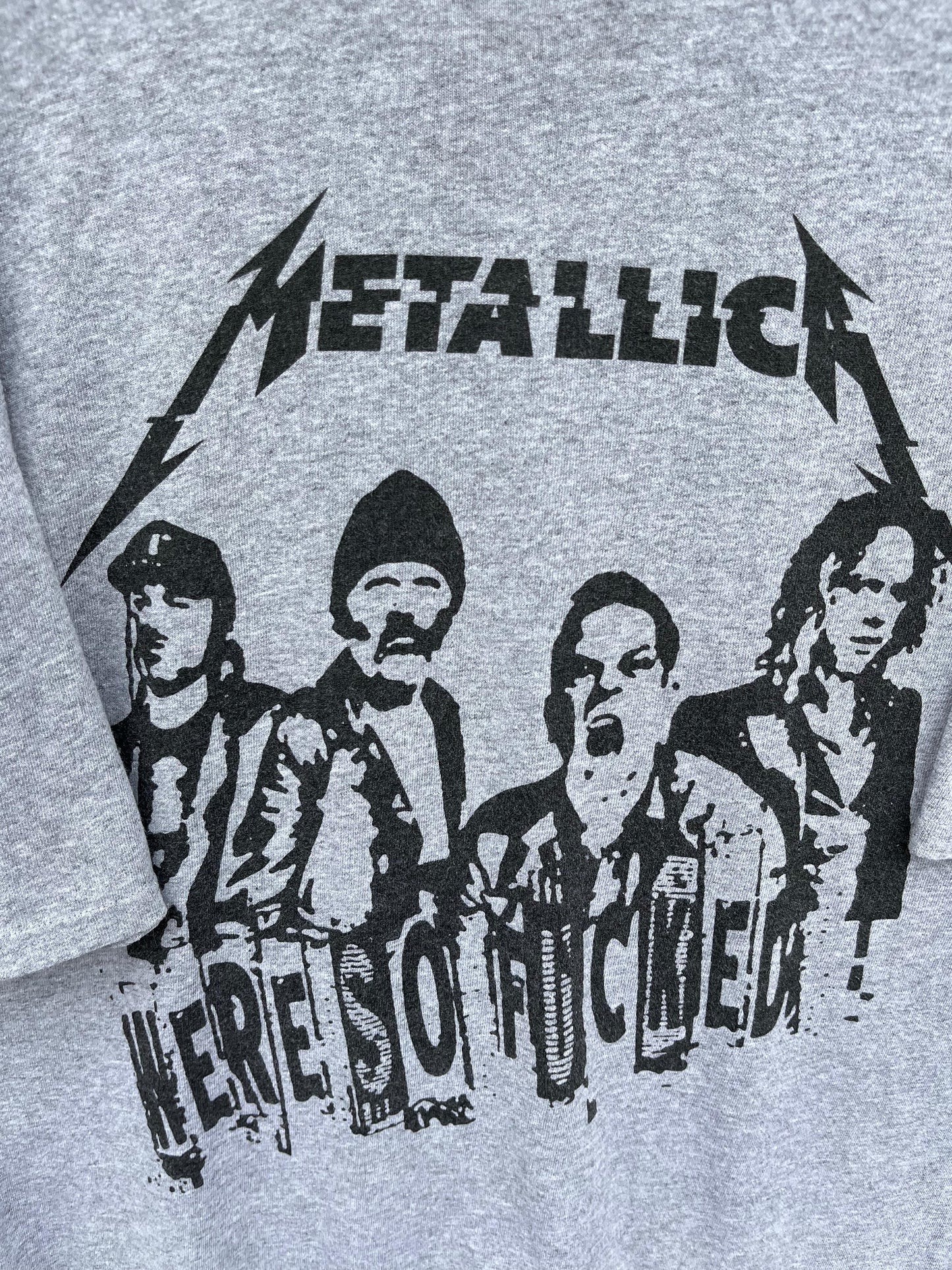 METALLICA t-shirt (Oversized Half Sleeve T shirt or Jersey Unisex)