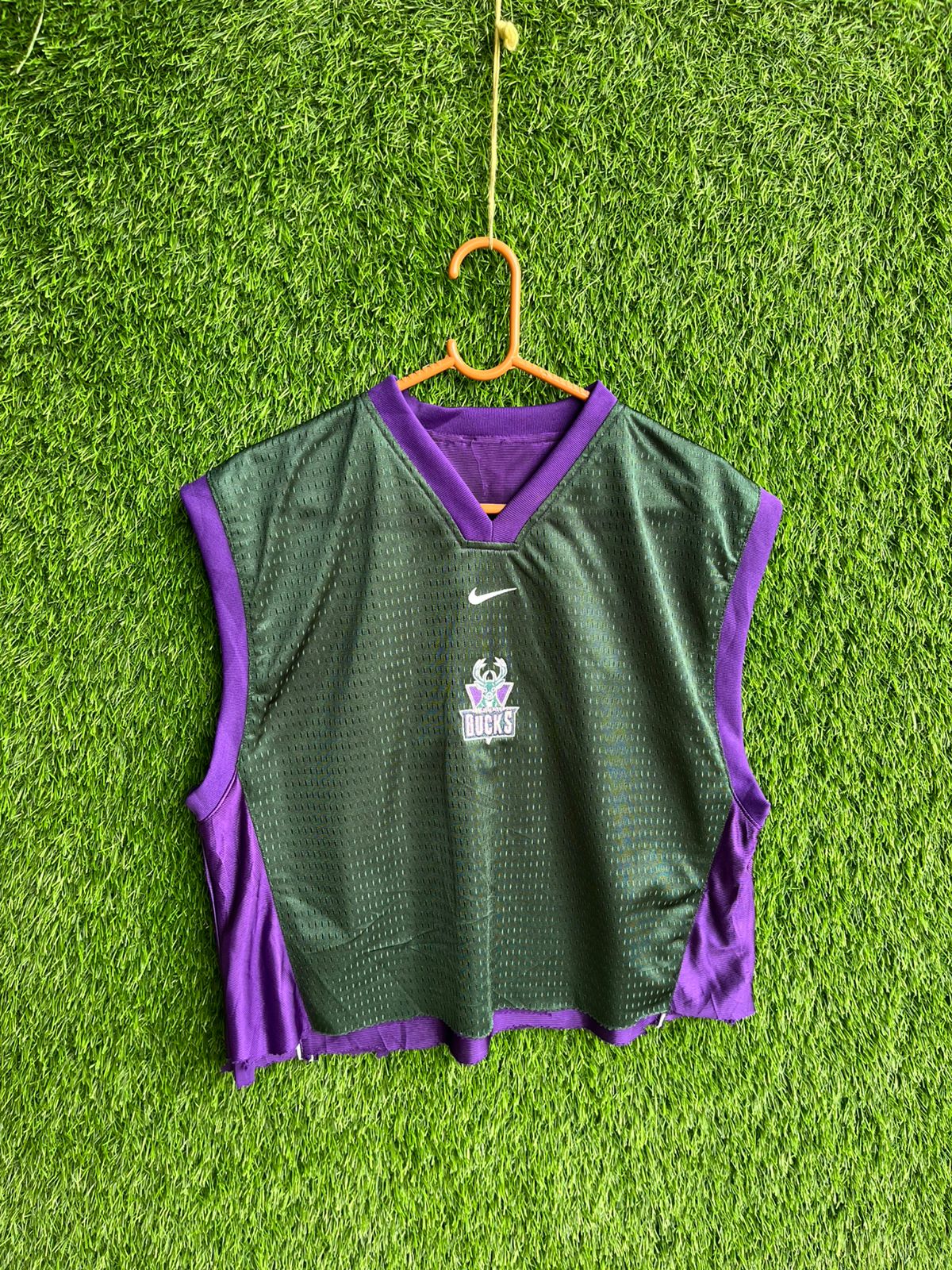 Reversible Cropped Bucks Sleeveless Jersey (Oversized Sleeveless T shirt or Jersey Unisex)