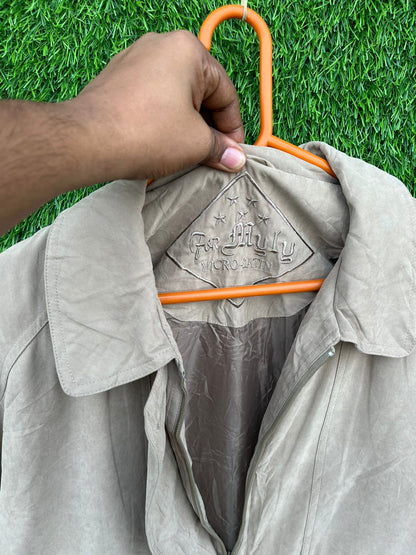 Micro Satin Windbreaker (Oversized Full Sleeve T shirt or Jersey Unisex)