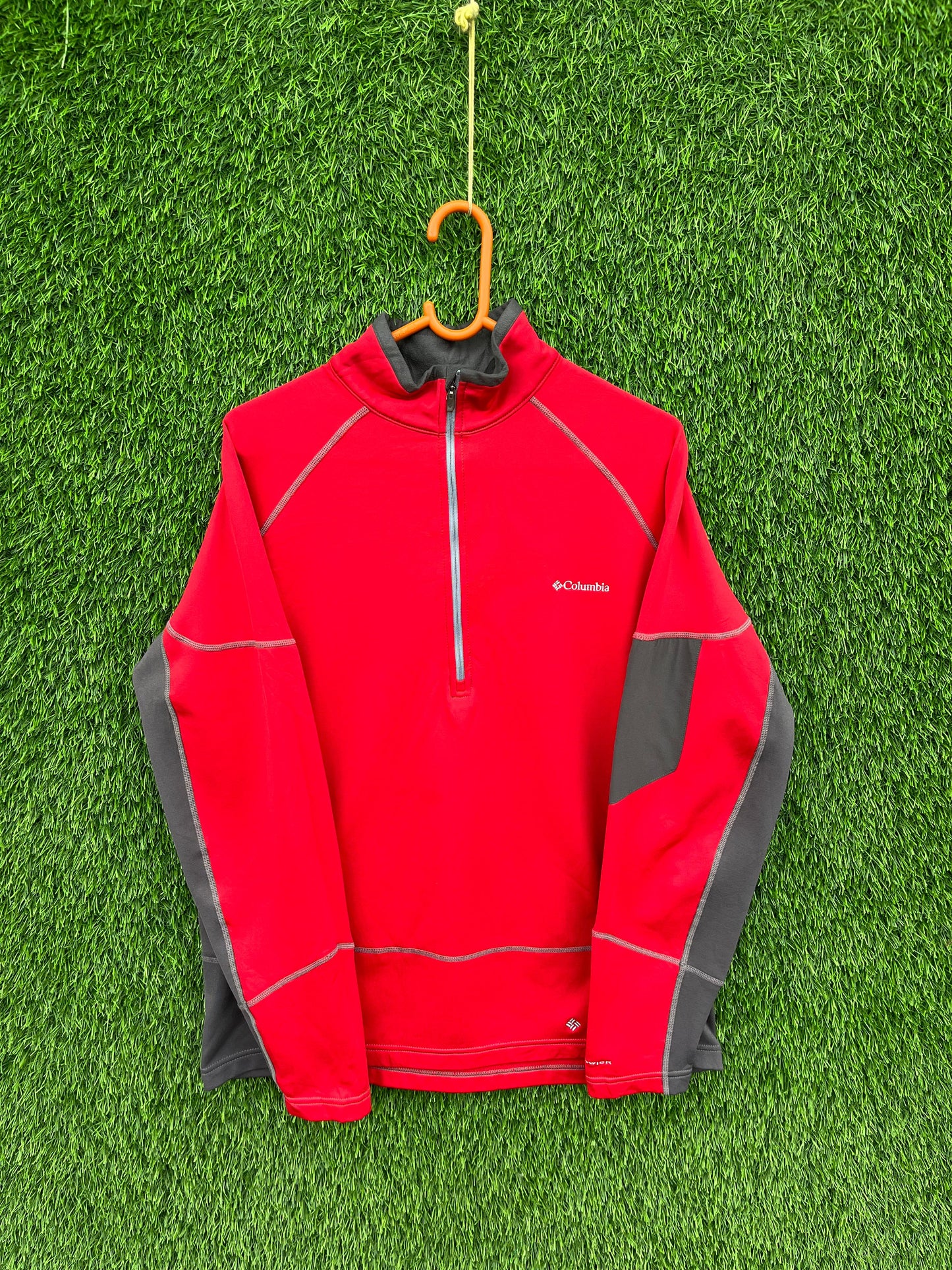 Quarter zip Track jacket  | Running & Traning Activewear | Winter Gymwear  | Columbia Jacket  (Oversized Full Sleeve T shirt or Jersey Unisex)