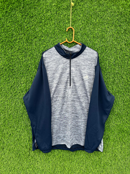 Adid@s Quarter Zip  |Training & Running Sportswear  | Winter Gymwear (Oversized Full Sleeve T shirt or Jersey Unisex)