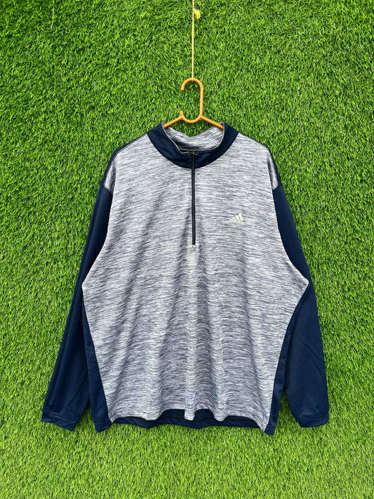 Adid@s Quarter Zip  |Training & Running Sportswear  | Winter Gymwear (Oversized Full Sleeve T shirt or Jersey Unisex)