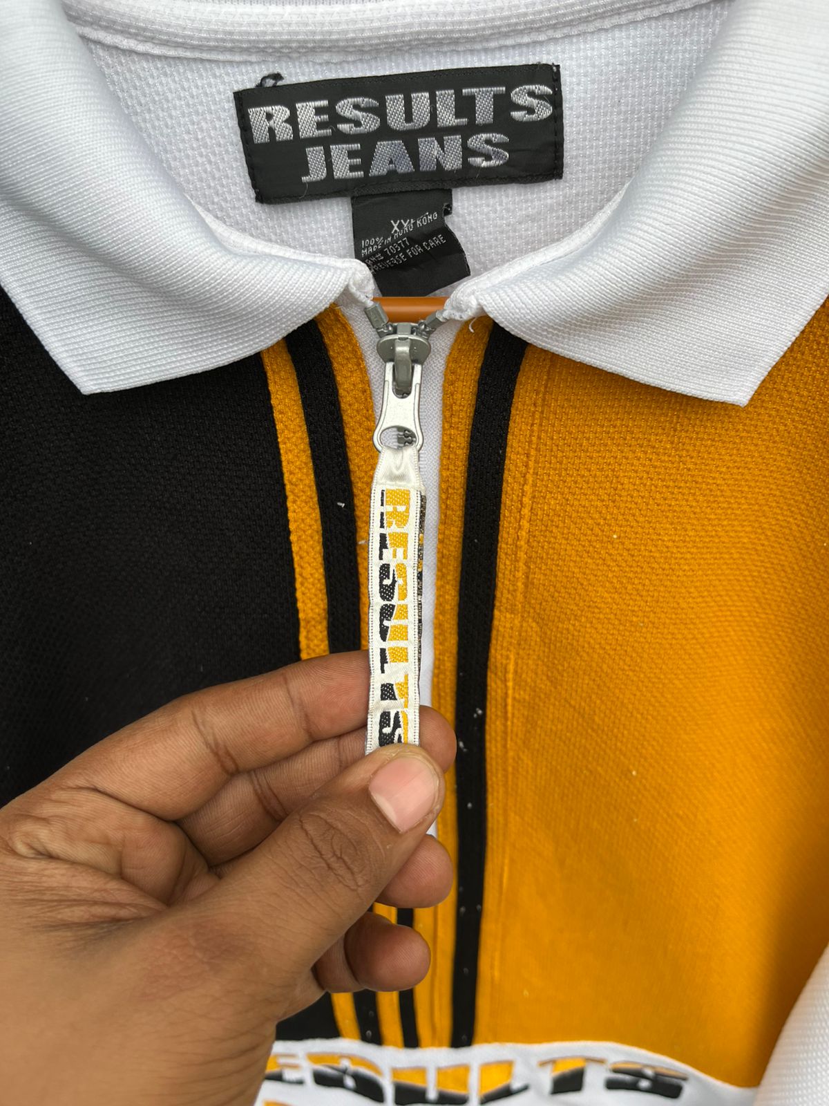 Quarter Zip Result jeans Tshirt (Oversized Half Sleeve T shirt or Jersey Unisex)