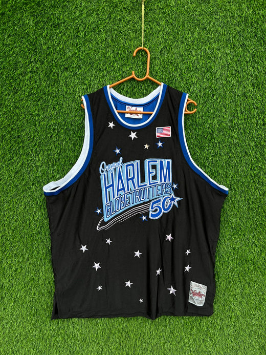 Basketball Jerseys Harlem Globetrotters Goose 50 (Patchwork ) (Oversized Sleeveless T shirt or Jersey Unisex)