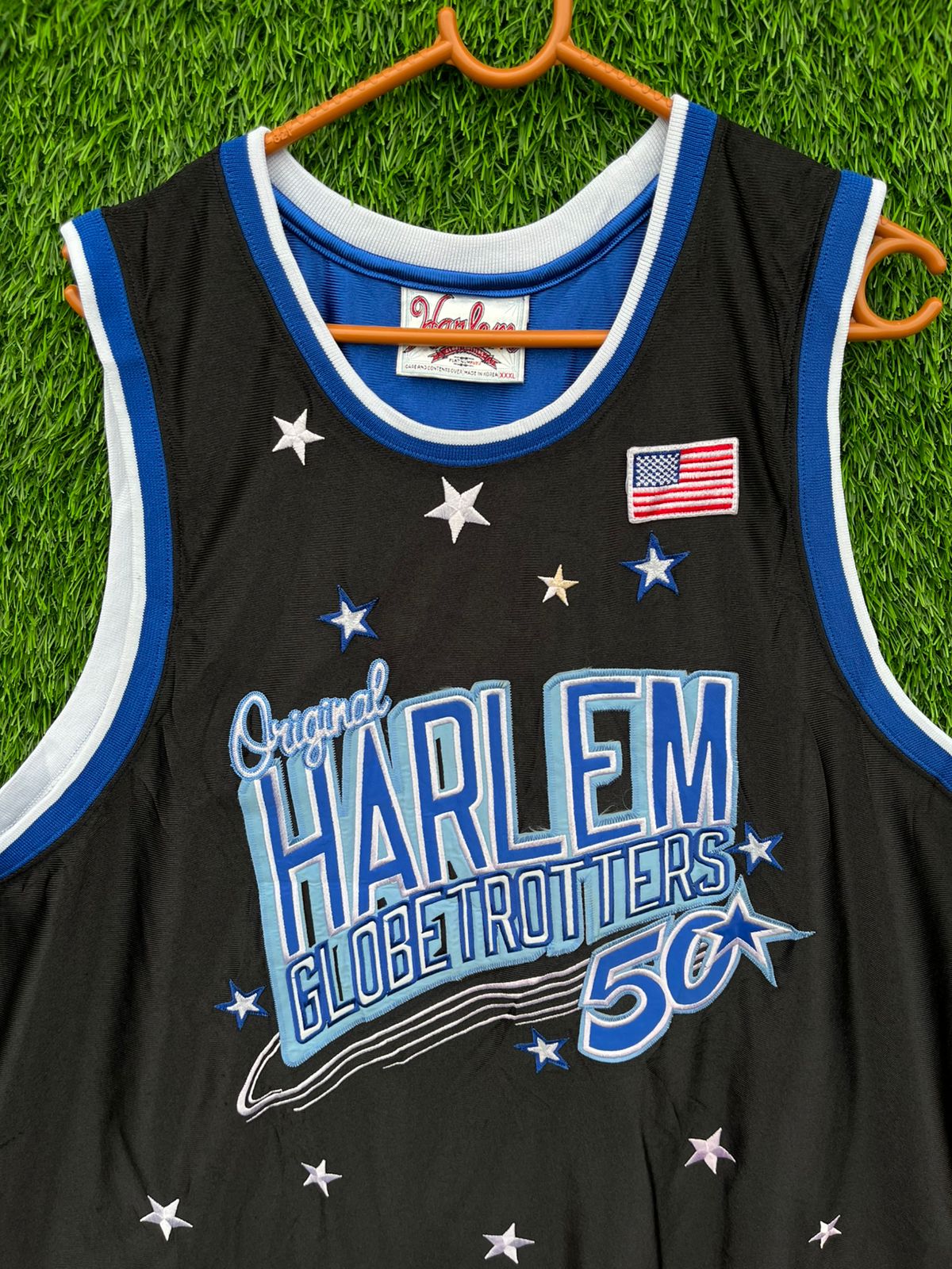 NBA Harlem Globetrotters Goose 50 (Patchwork ) (Oversized Sleeveless T shirt or Jersey Unisex)