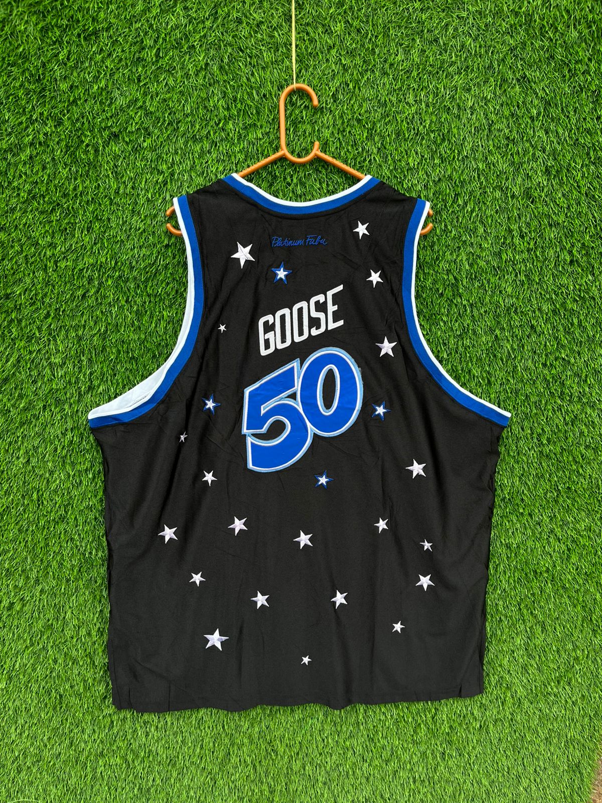 NBA Harlem Globetrotters Goose 50 (Patchwork ) (Oversized Sleeveless T shirt or Jersey Unisex)