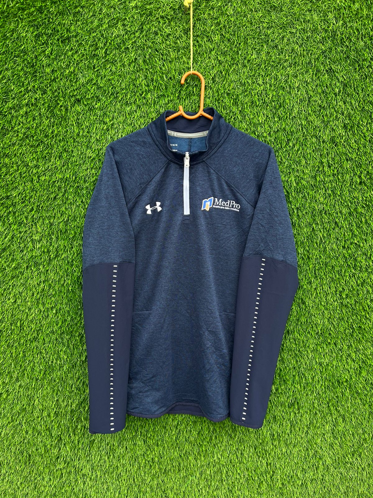 Quarter Zip Under Armour Track Jacket | Sportswear , Gymwear & Activewear | Track& Field| Running (Oversized Full Sleeve T shirt or Jersey Unisex)