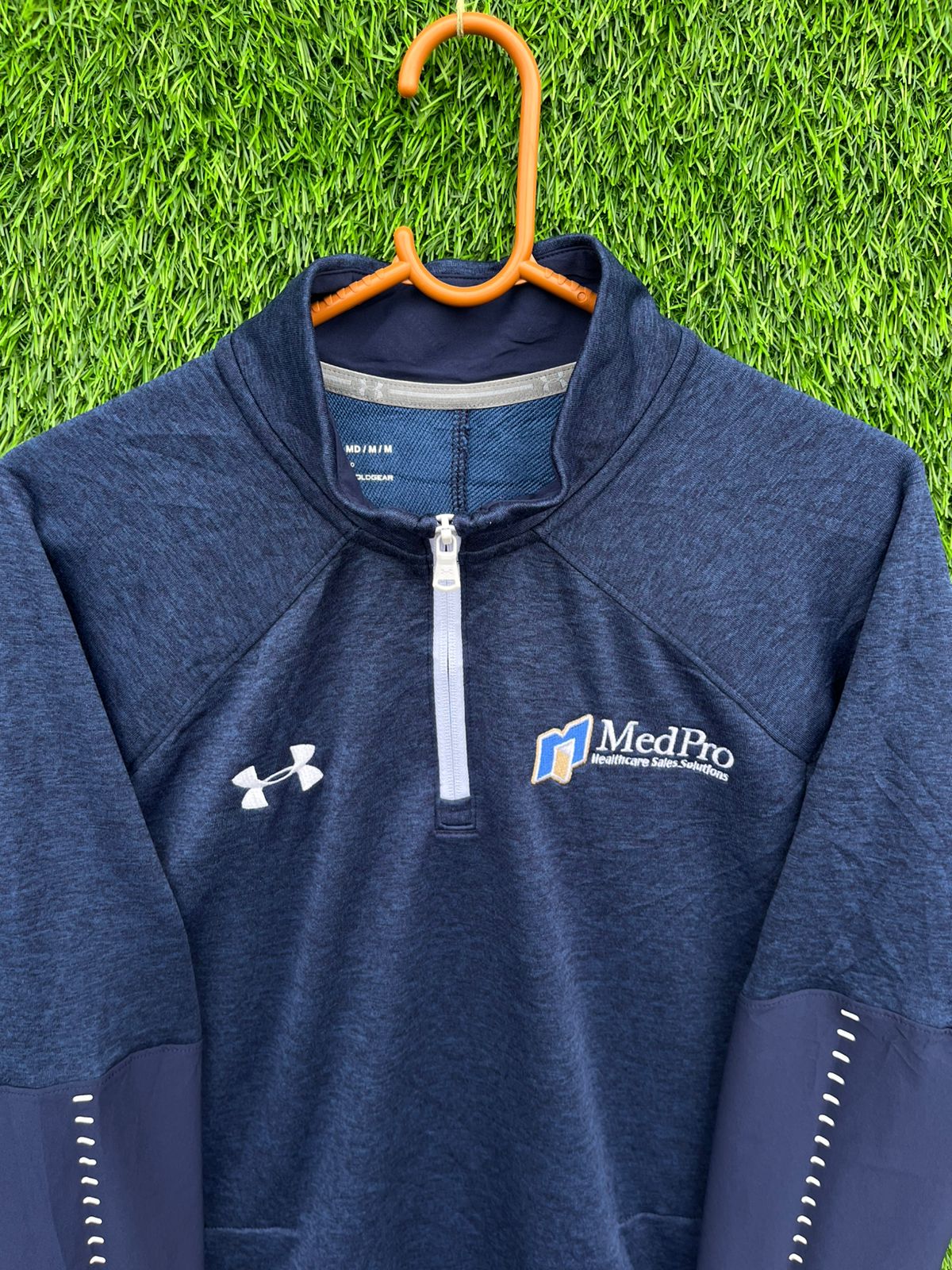 Quarter Zip Under Armour Track Jacket | Sportswear , Gymwear & Activewear | Track& Field| Running (Oversized Full Sleeve T shirt or Jersey Unisex)