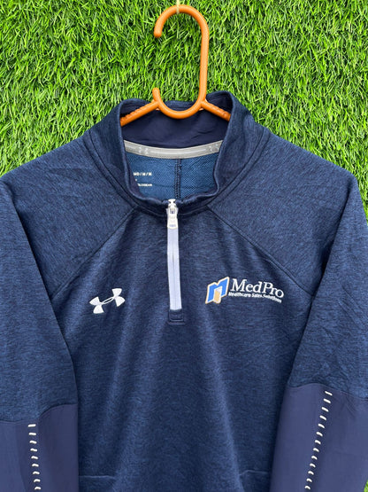 Quarter Zip Under Armour Track Jacket | Sportswear , Gymwear & Activewear | Track& Field| Running (Oversized Full Sleeve T shirt or Jersey Unisex)