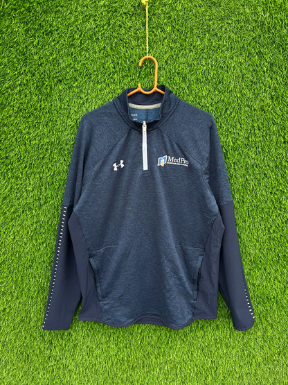 Quarter Zip Under Armour Track Jacket | Sportswear , Gymwear & Activewear | Track& Field| Running (Oversized Full Sleeve T shirt or Jersey Unisex)