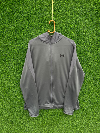 Underarmour Hooded Track Jacket | Sportswear , Gymwear & Activewear | Track& Field| Running (Oversized Full Sleeve T shirt or Jersey Unisex)