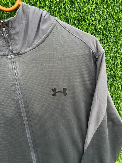Underarmour Hooded Track Jacket | Sportswear , Gymwear & Activewear | Track& Field| Running (Oversized Full Sleeve T shirt or Jersey Unisex)