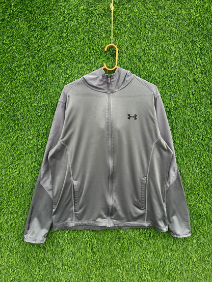 Underarmour Hooded Track Jacket | Sportswear , Gymwear & Activewear | Track& Field| Running (Oversized Full Sleeve T shirt or Jersey Unisex)