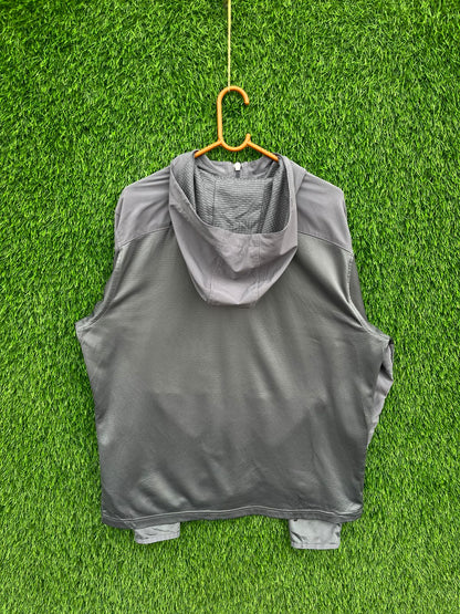 Underarmour Hooded Track Jacket | Sportswear , Gymwear & Activewear | Track& Field| Running (Oversized Full Sleeve T shirt or Jersey Unisex)