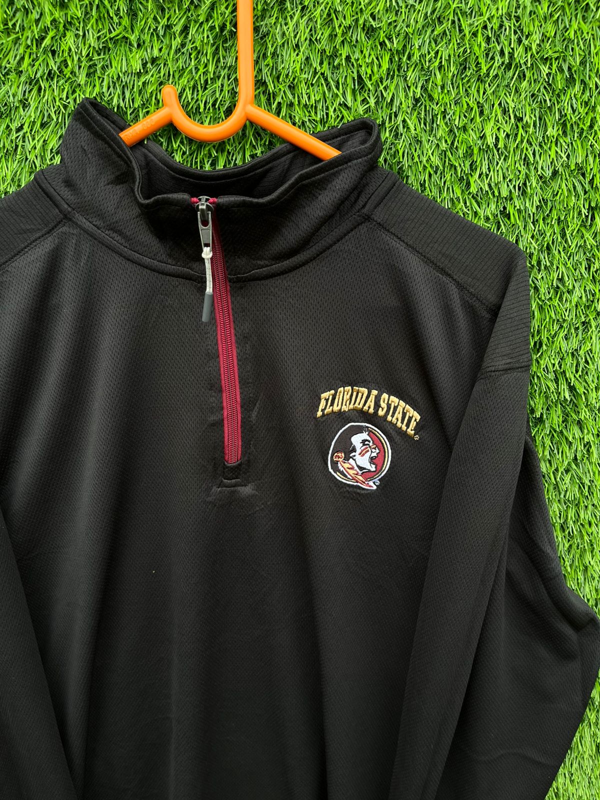 Quarter Zip Florida State Track Jacket | Sportswear , Gymwear & Activewear | Track& Field| Running (Oversized Full Sleeve T shirt or Jersey Unisex)