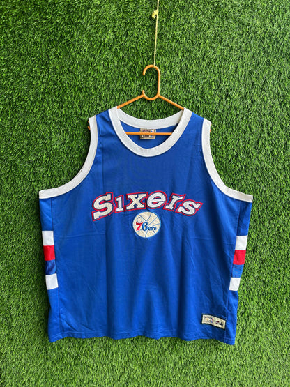 NBA Sixers (Patchwork) (Oversized Sleeveless T shirt or Jersey Unisex)